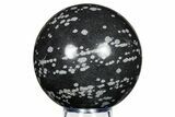 Polished Snowflake Obsidian Sphere - Utah #279721-1